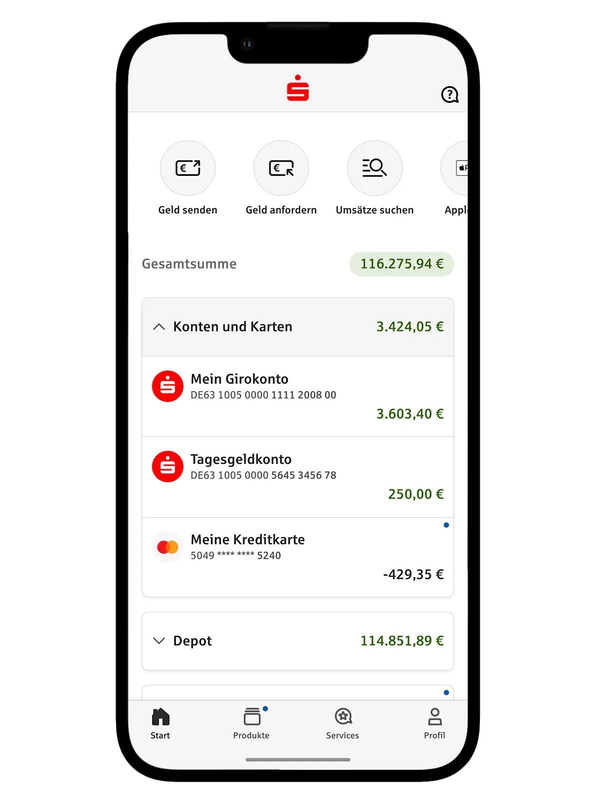 Sparkasse - Web & Mobile App