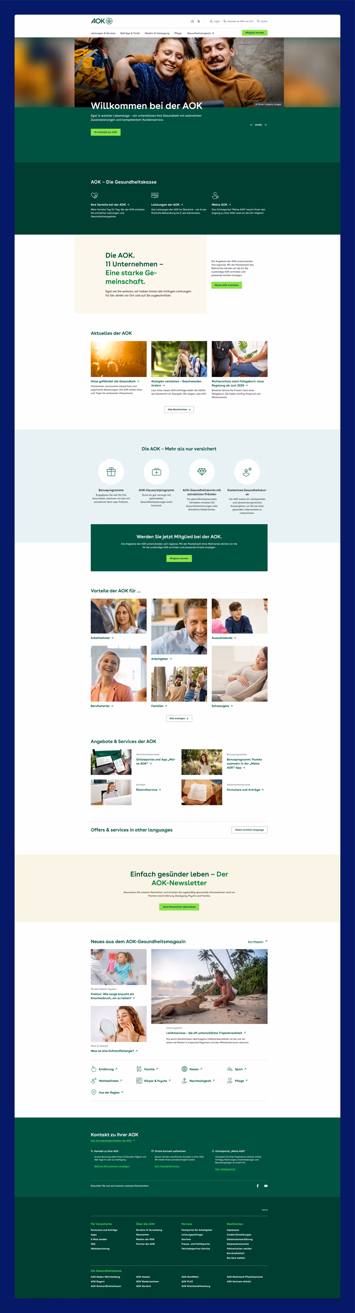 AOK Versichertenportal